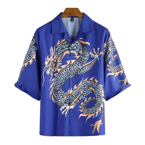 Chemise dragon - bleublancbeauf.com