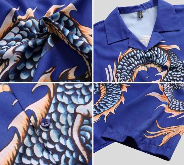 Chemise dragon - bleublancbeauf.com