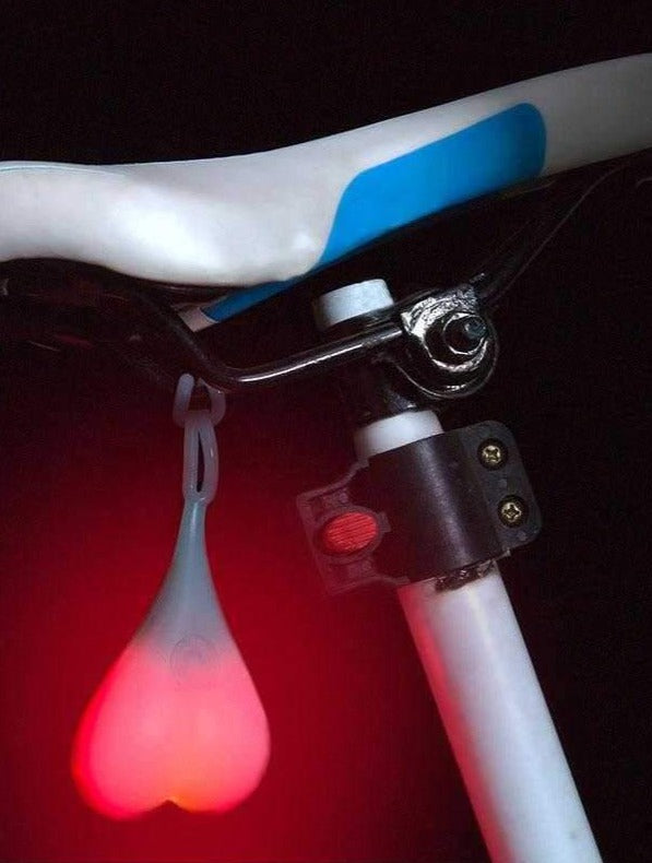 Paire de couilles fluorescentes pour vélo - bleublancbeauf.com