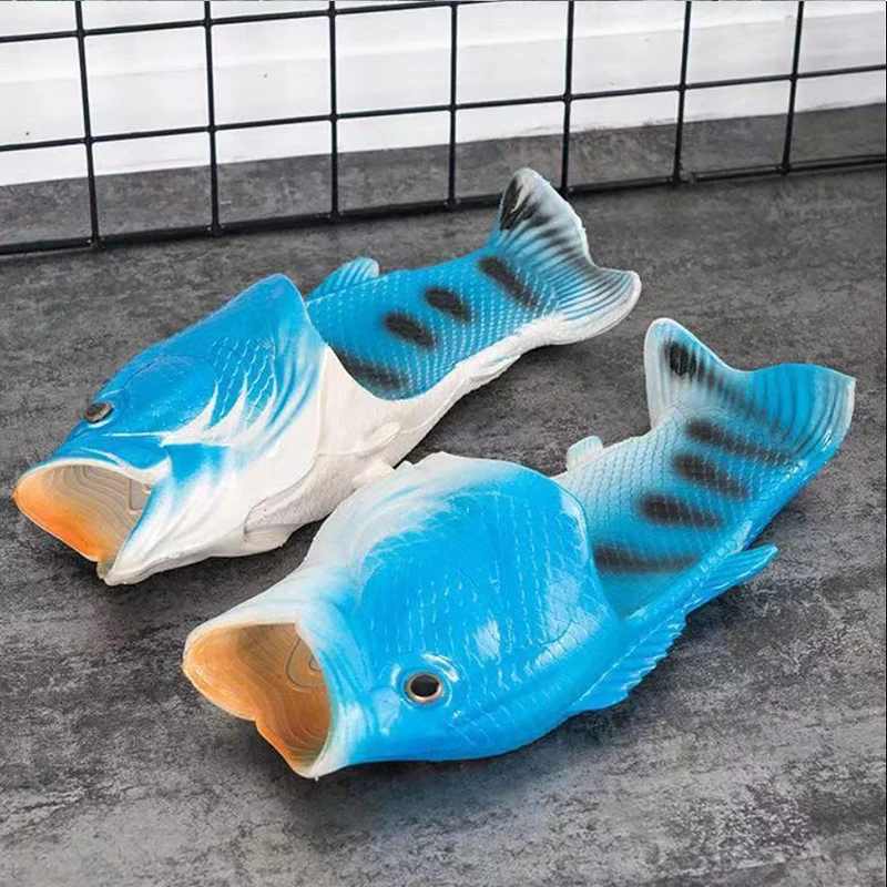 Sandale poisson d'eau douce - bleublancbeauf.com